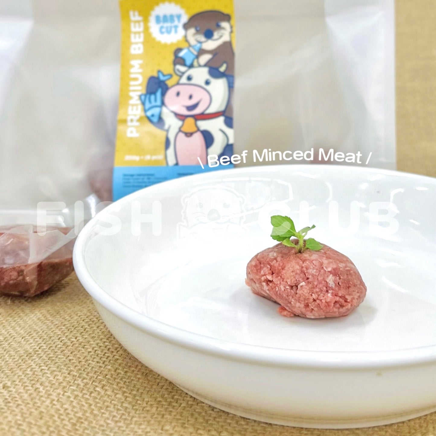 Fish Club x Gingyu Beef Minced Meat (Baby Cut) - 200g (6pcs)