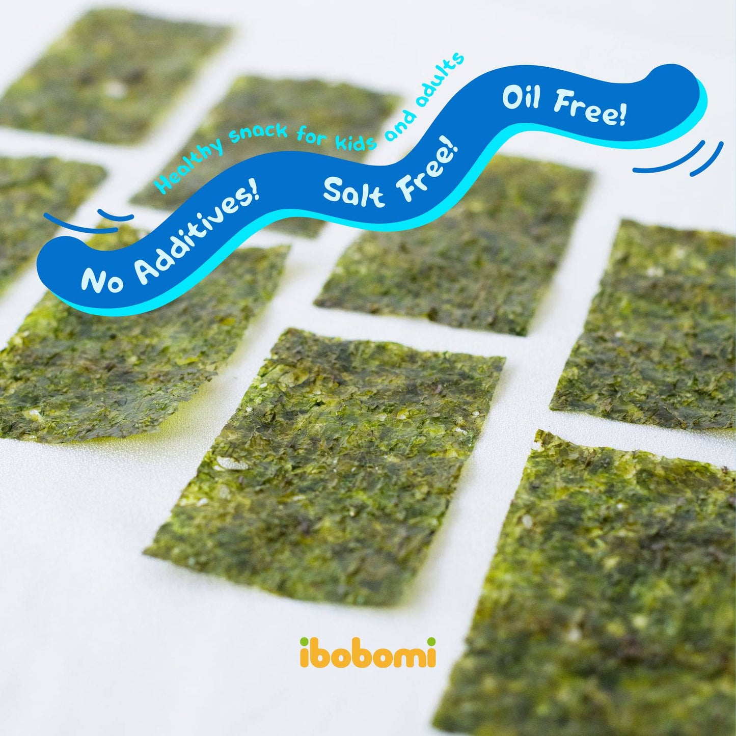 Korea Ibobomi Kids Crispy Seaweed / 儿童无添加海苔片 - 15g (1.5 x 10sachets)
