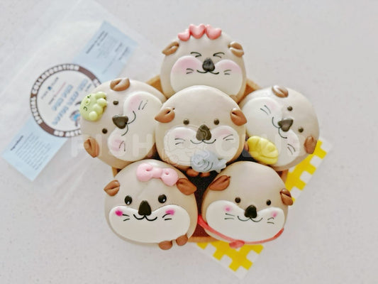 Fish Club X Zoey's Homemade PonPon Lotus Leaf Bun/ 水獭荷叶包 - 6pcs