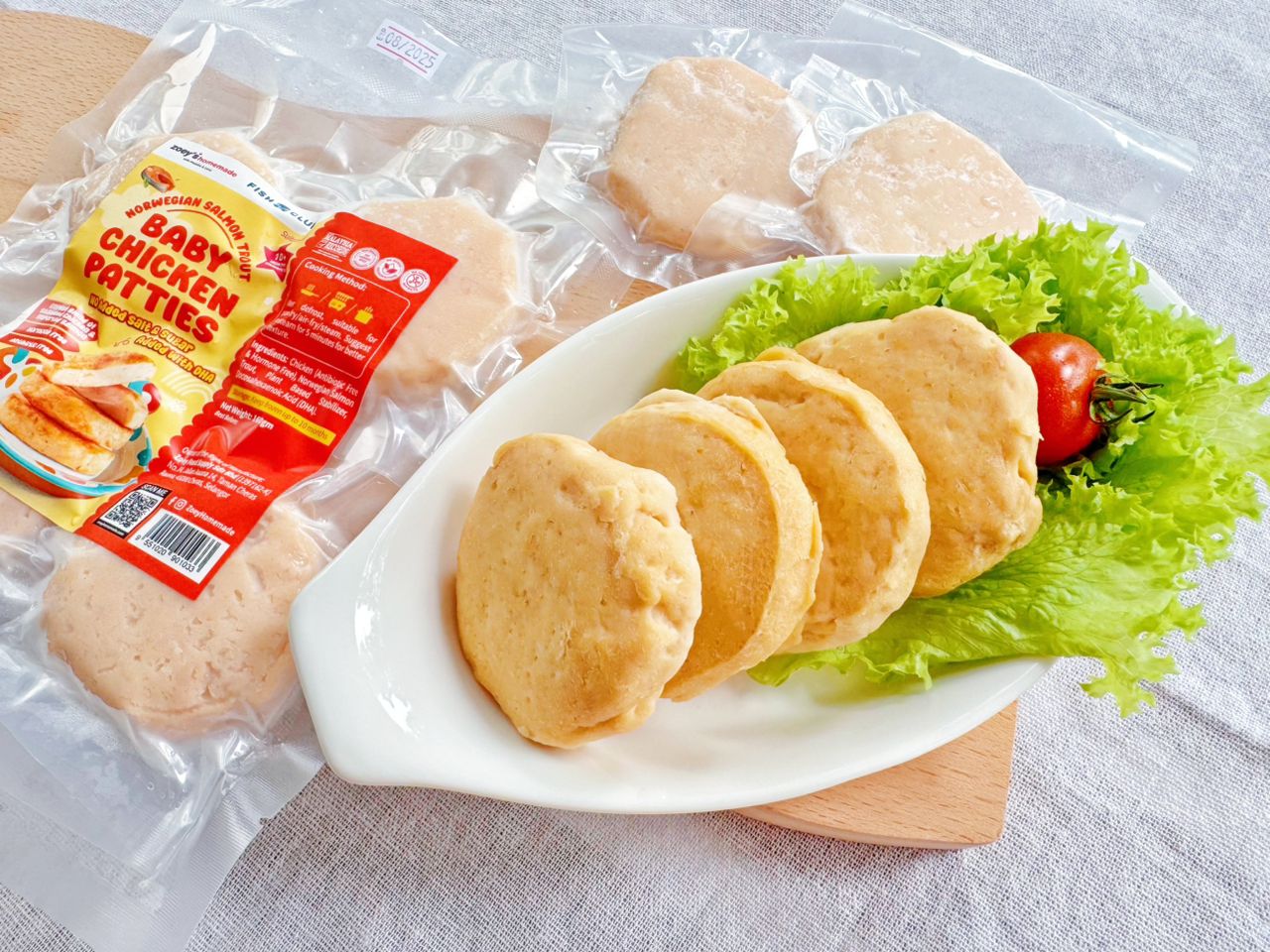 Fish Club X Zoey's Homemade Salmon Patties / 三文鱼夹心 (4pcs)