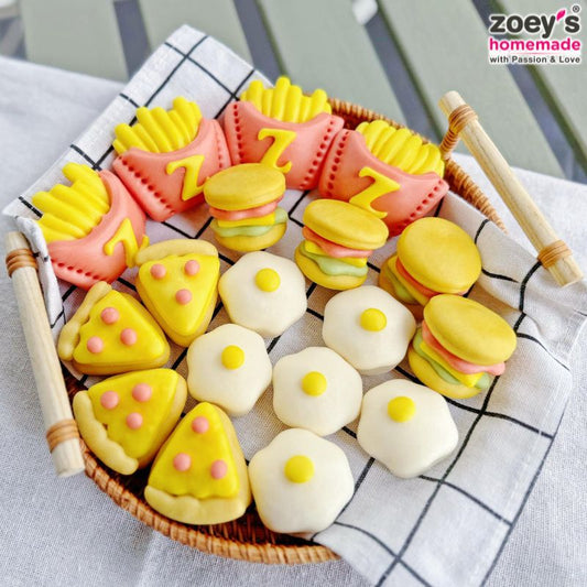 Zoey's Homemade Mini Fast Food Bun / 迷你快餐系列馒头 - 18pcs