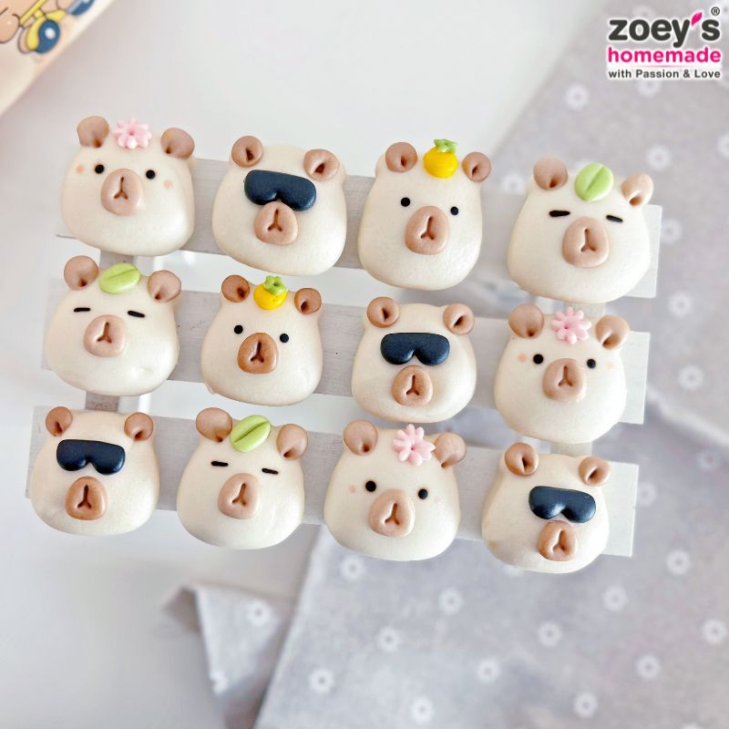 Zoey's Homemade Mini Capybara Bun/ 迷你卡比巴拉馒头 (12pcs)