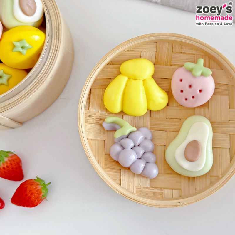 Zoey's Homemade Mini Fruity Bun / 迷你水果馒头 - 18pcs