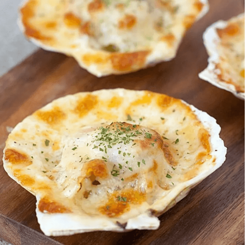 Cheese Baked Scallops / 芝士扇贝 - 220g (6pcs) - Fish Club