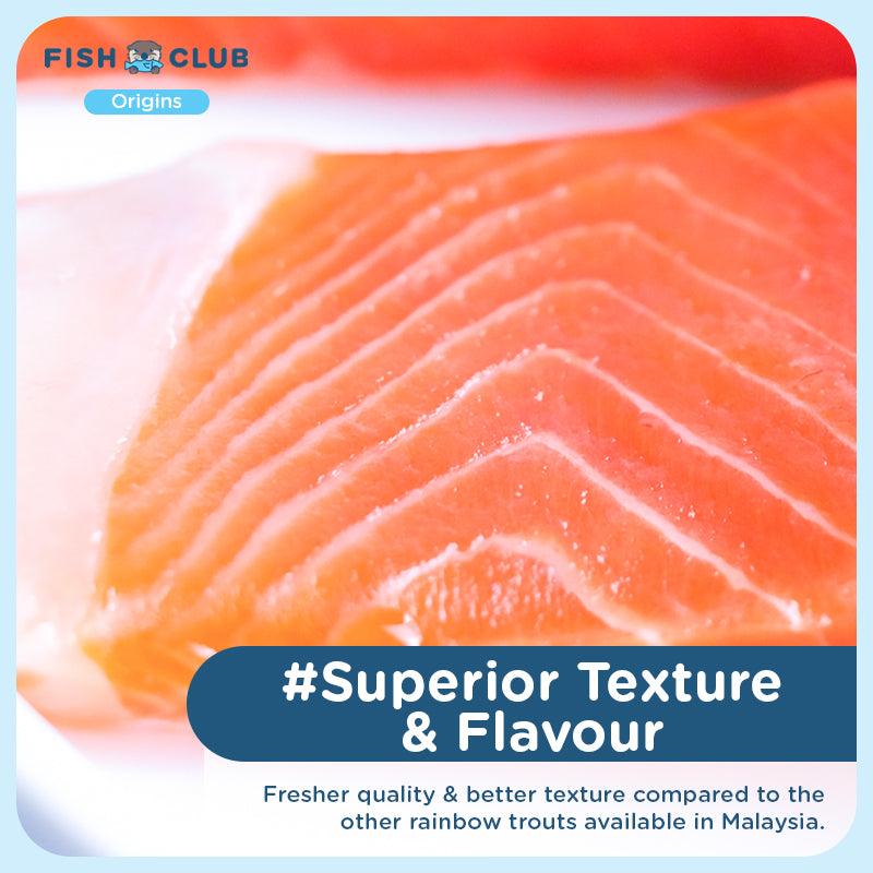 Fish Club Origins' Antibiotic-Free Norwegian Rainbow Trout - Fish Club