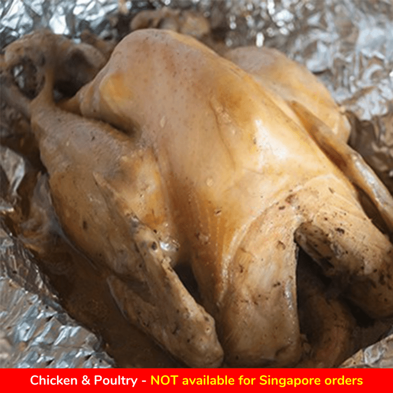 Hometown Salt Grilled Kampung Chicken (Whole) / 盐味香烤甘榜鸡(全) - Fish Club