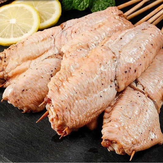 Honey Salted Chicken Mid Joint Wings / 蜜汁鸡中翅串 - 5pcs - Fish Club