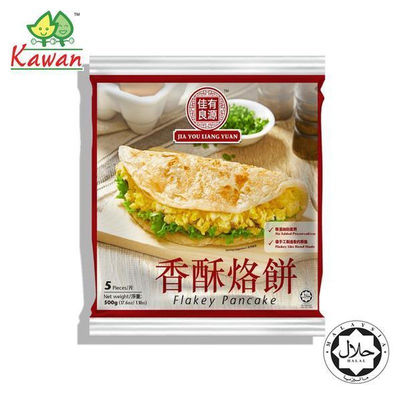 KAWAN Flakey Pancake / 佳有良缘香酥烙饼 - 500g (5pcs) - Fish Club
