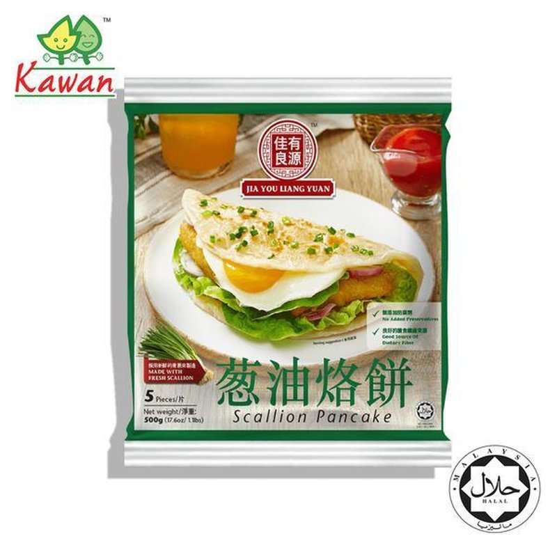 KAWAN Scallion Pancake / 佳有良缘葱油烙饼 - 500g (5pcs) - Fish Club