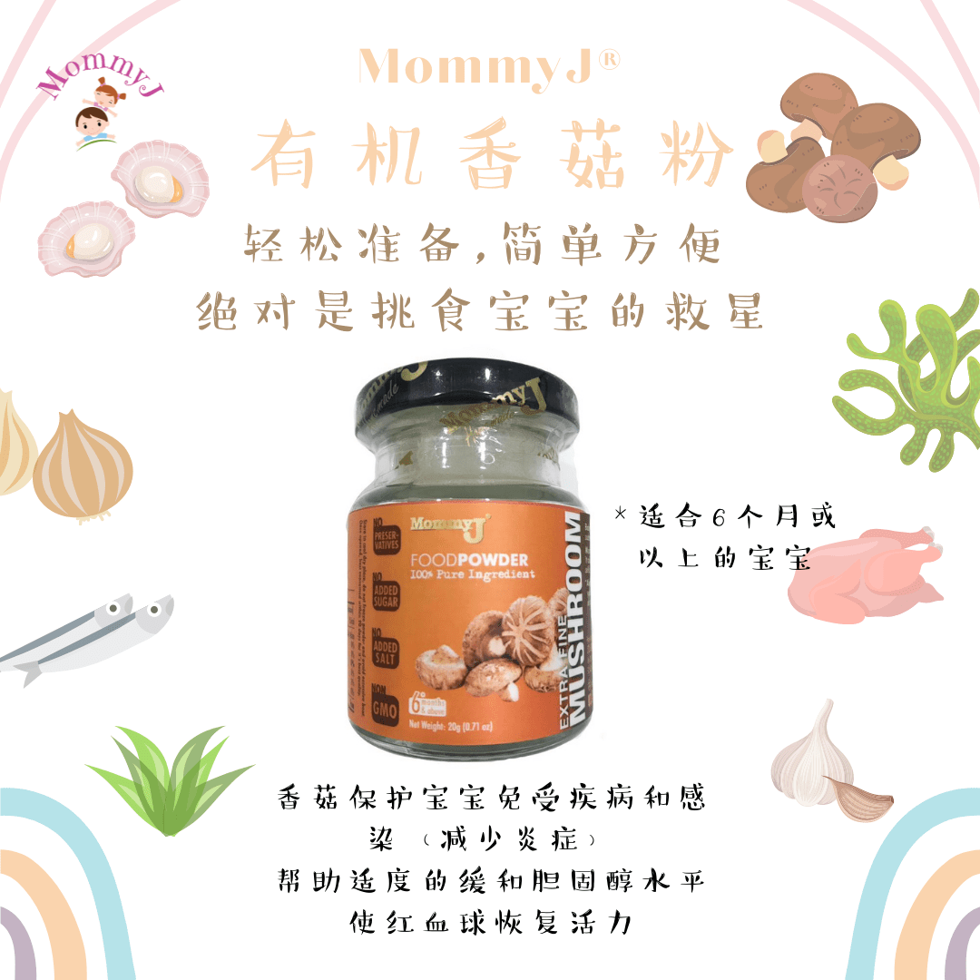 MommyJ Pure Food Powder (8Flavours) / 纯辅食粉 (8种口味) - Fish Club