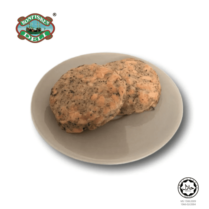 Salmon Patties (2 Flavours) / 三文鱼肉饼 (2种口味) - (100g x 2) - Fish Club