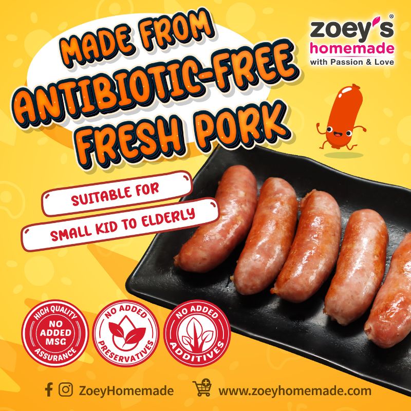 Zoey's Homemade Handmade Taiwan Sausage / 手工台湾香肠 - 250g (5pcs) - Fish Club
