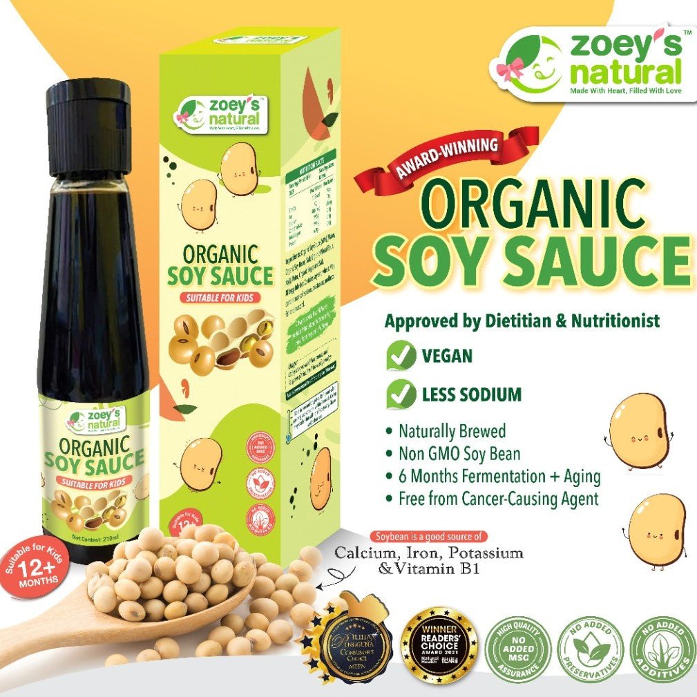 Zoey's Homemade Organic Soy Sauce / 有机酱油 - 210ml - Fish Club