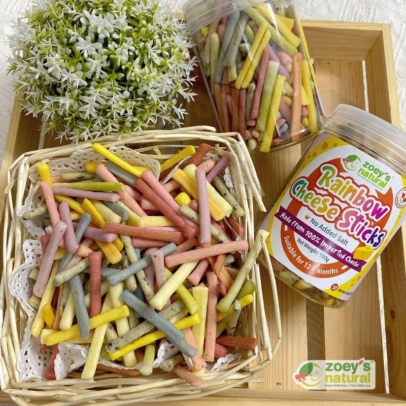 Zoey's Homemade Rainbow Cheese Stick / 彩虹芝士棒 - 100g - Fish Club