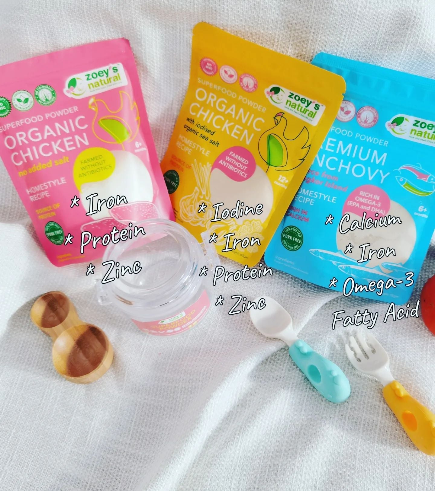 Zoey's Homemade Superfood Powder (3 Flavours) / 超级营养食物粉 (3种口味) - 55-60g - Fish Club