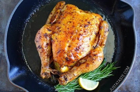 Garlic Lemon Roasted Chicken - Fish Club