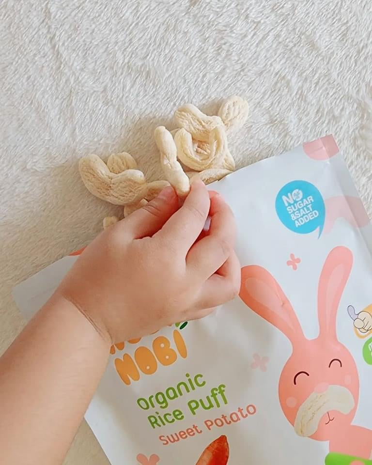 Nobi Nobi Baby Organic Rice Puff (3Flavour) / 宝宝有机米饼 - 40g