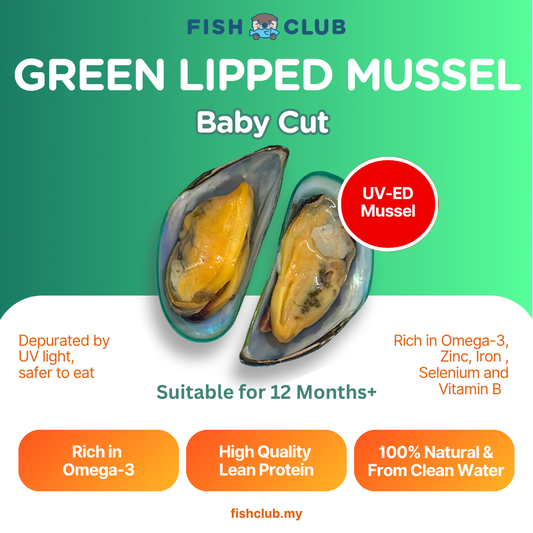 (Sample Kit) Fish Club Origins’ Green Lipped Mussel (Baby Cut)