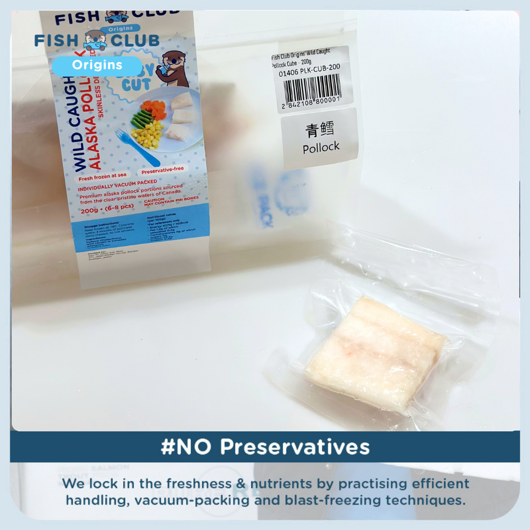 Fish Club Origins' Canadian Alaska Pollock 加拿大青鳕鱼 (Baby Cut) (200g)