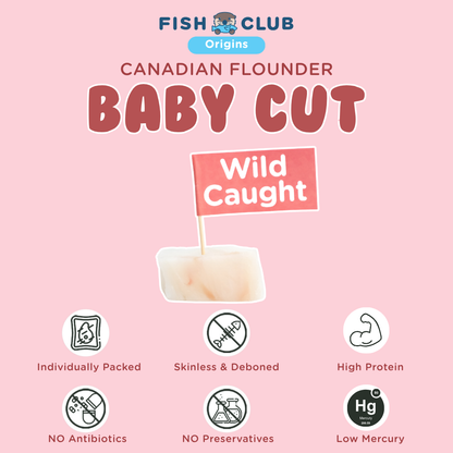 Fish Club Origins' Canadian Flounder 加拿大比目鱼 (Baby Cut) (200g)