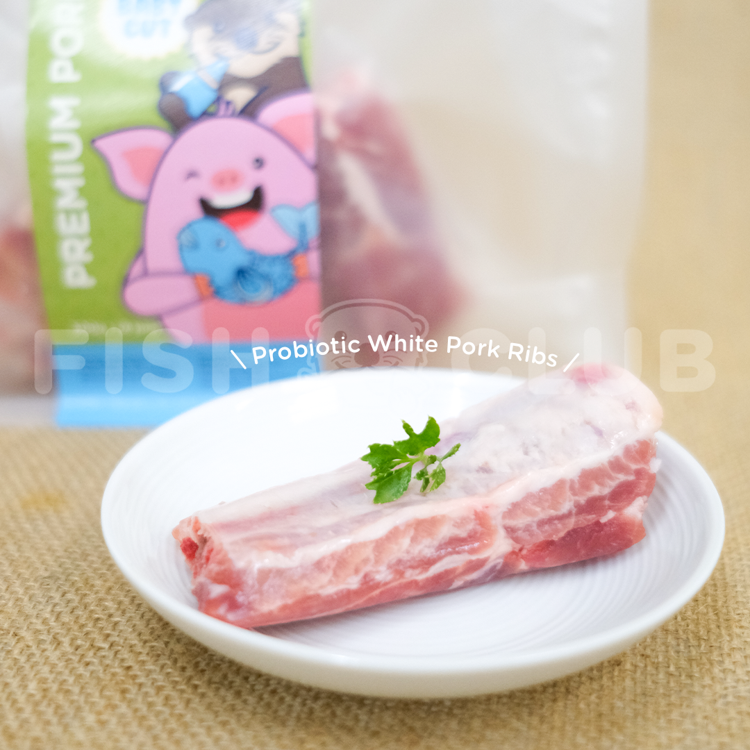 Fish Club x Berkcious Probiotic White Pork Ribs (Baby Cut) - 300g (6pcs)