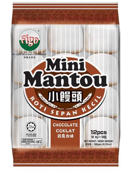 FIGO Mini Mantou (3 Flavours) / 迷你馒头 (3种口味) -  180g (12pcs)