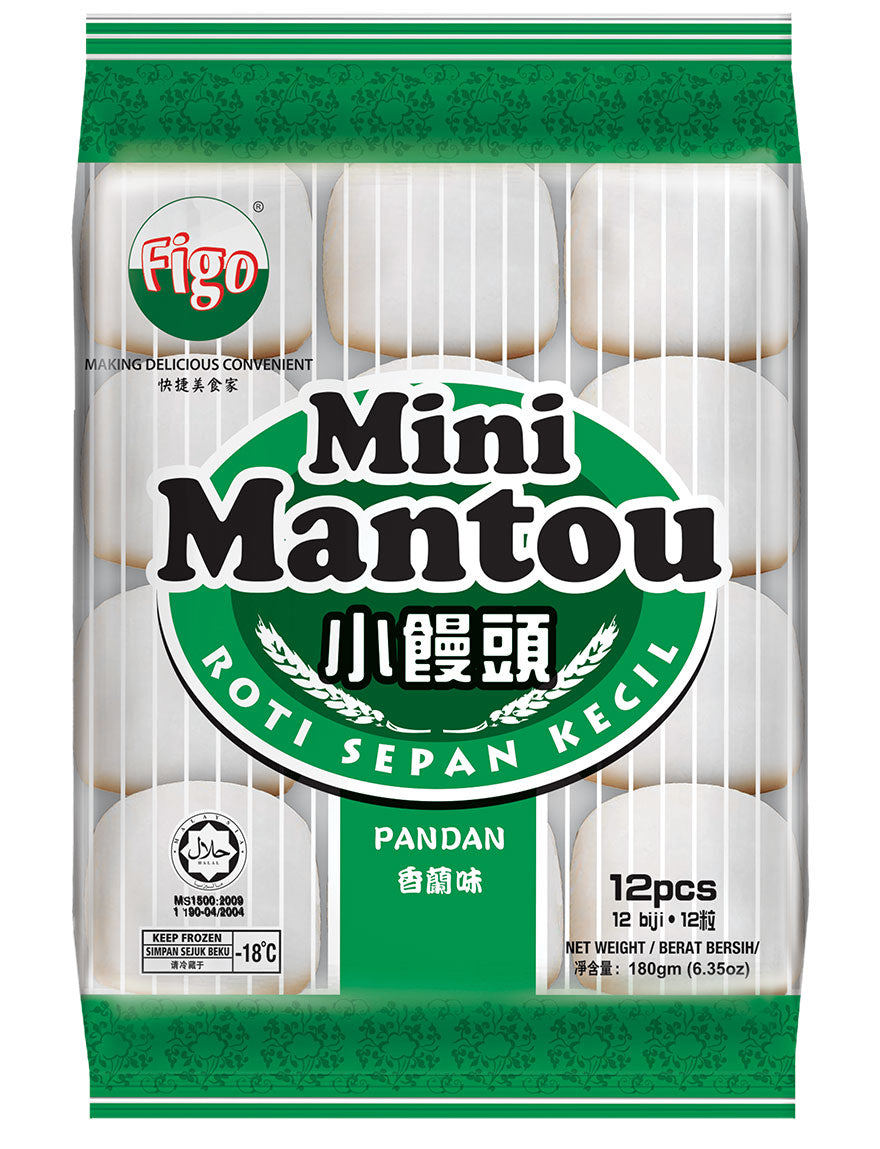 FIGO Mini Mantou (3 Flavours) / 迷你馒头 (3种口味) -  180g (12pcs)