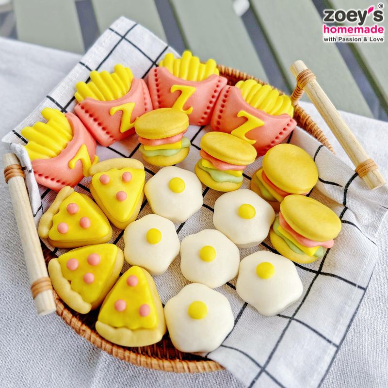 Zoey's Homemade Mini Fast Food Bun / 迷你快餐系列馒头 - 18pcs