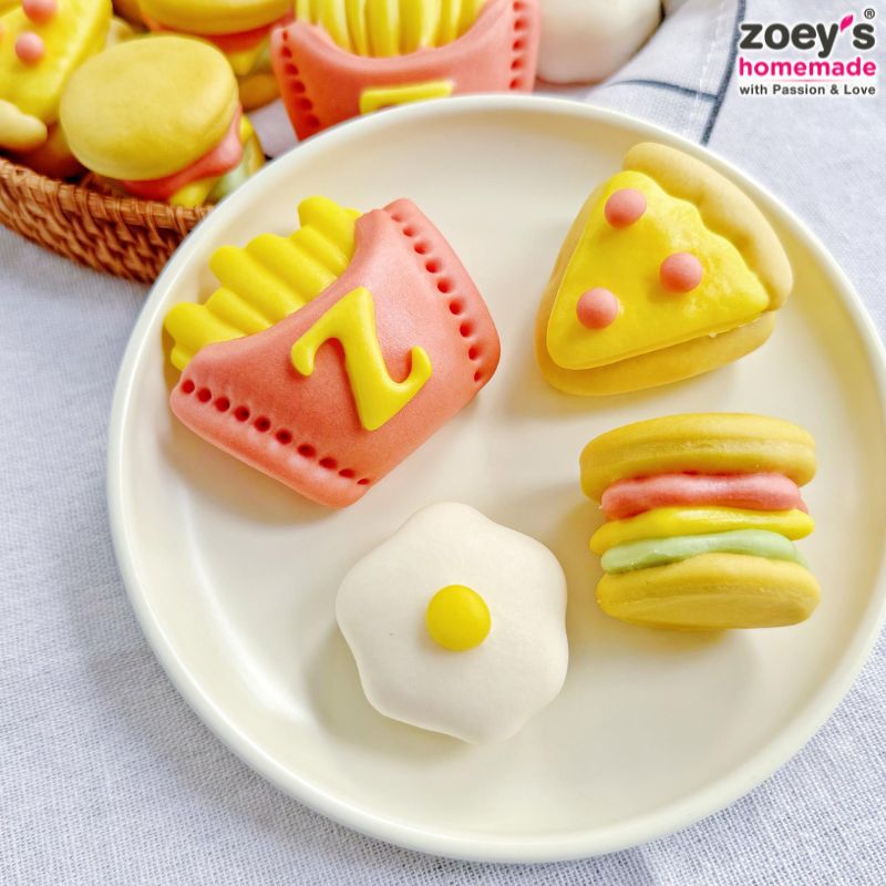 Zoey's Homemade Mini Fast Food Bun / 迷你快餐系列馒头 - 18pcs