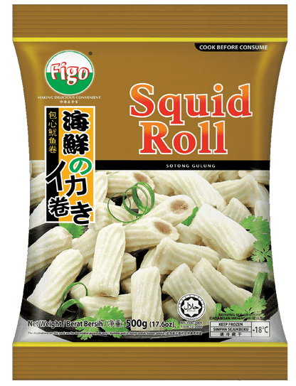 Figo Squid Roll / 包心鱿鱼卷 - 500g
