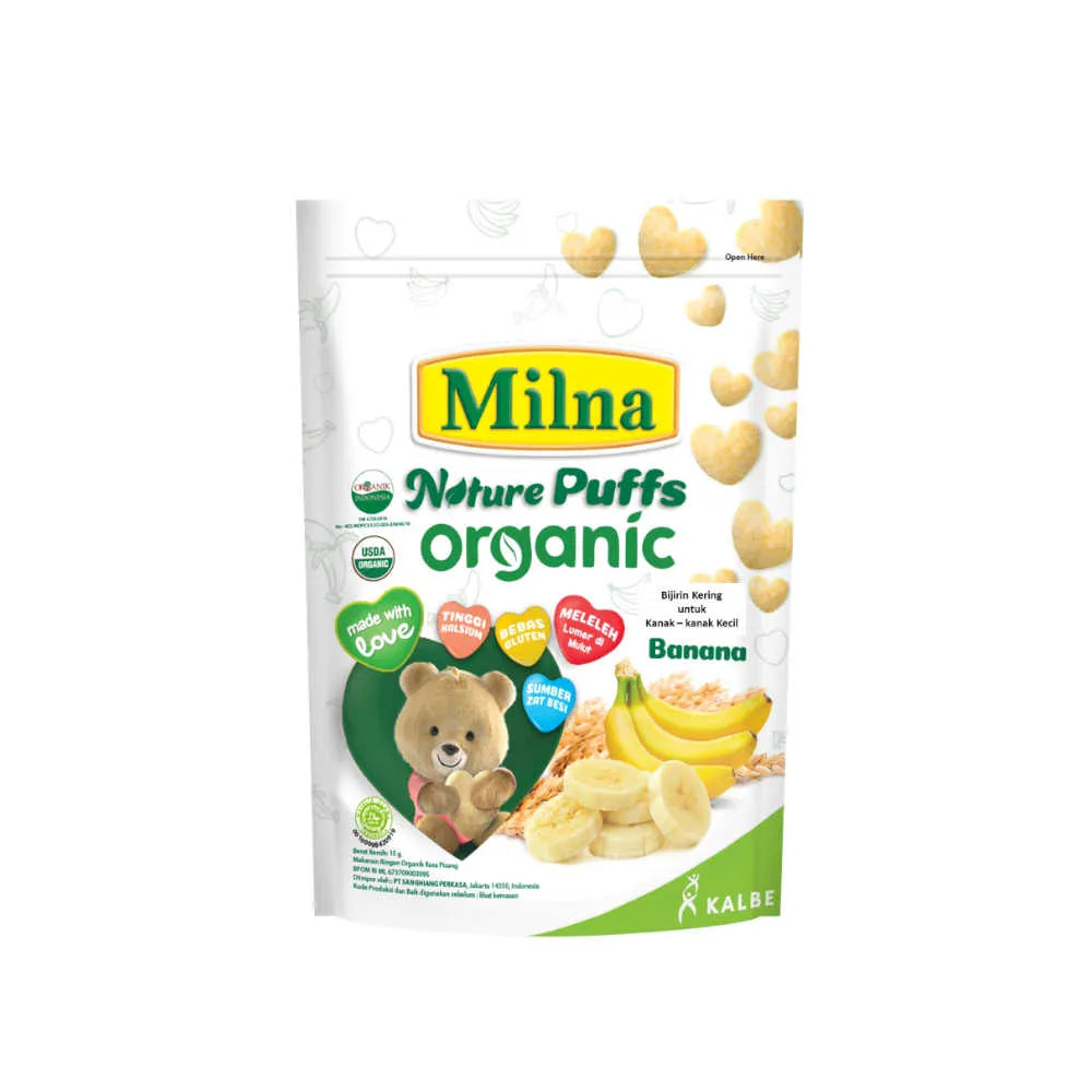 Milna Nature Puffs Organic (3Flavour) / 有机米饼 - 15g