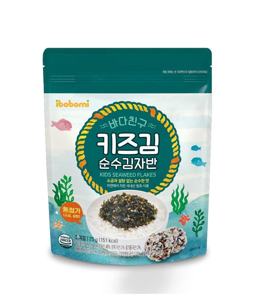 Korea Ibobomi Kids Seaweed Flakes / 儿童无添加海苔碎 - 25g