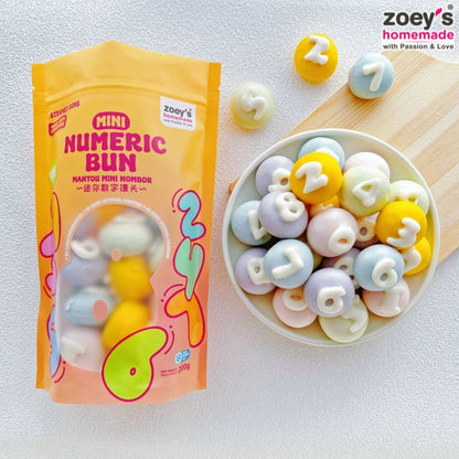 Zoey's Homemade Homemade Mini Numeric Bun / 迷你数字馒头 (200g)