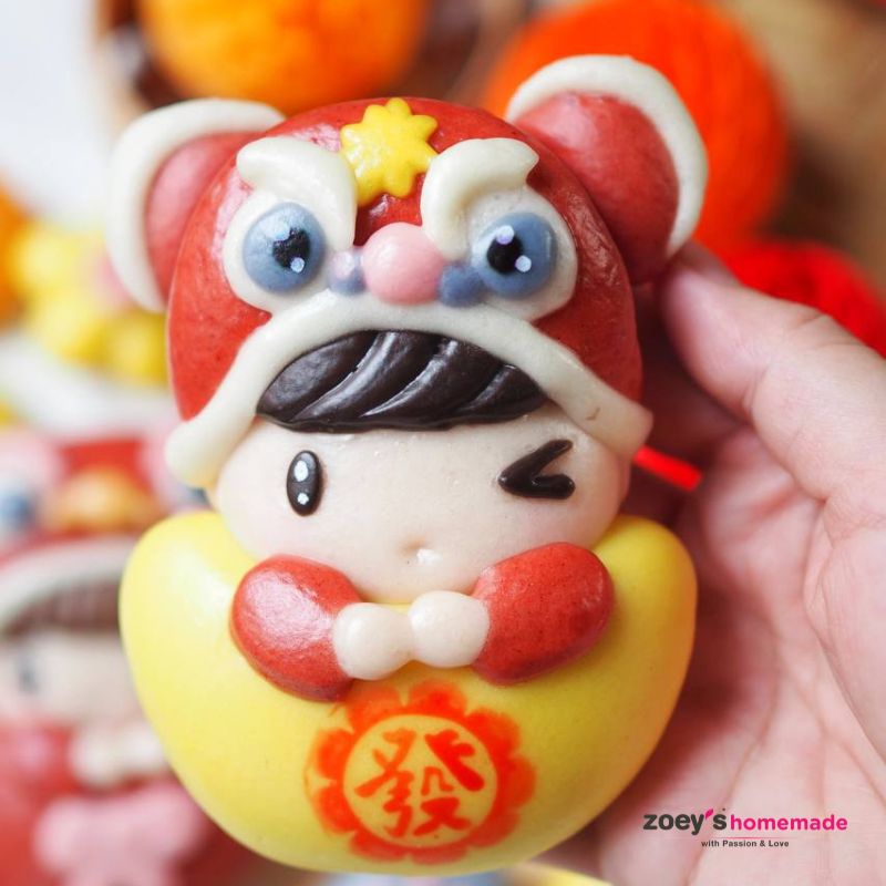 Zoey's Homemade CNY Limited Edition Lucky Cat Buns /  新春限量招财猫馒头