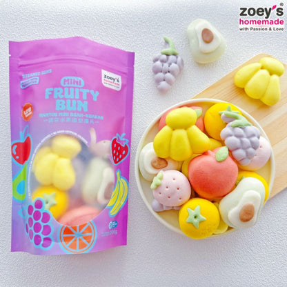 Zoey's Homemade Mini Fruity Bun / 迷你水果馒头 (200g)