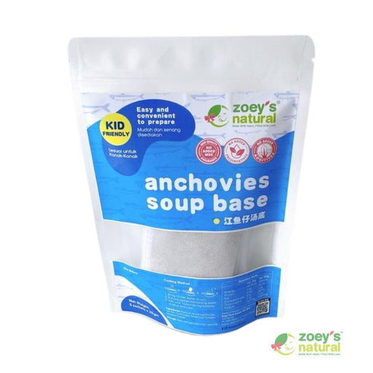 Zoey's Homemade Premium Anchovies soup pack / 优质江鱼仔汤包 - 125g (5sachets)