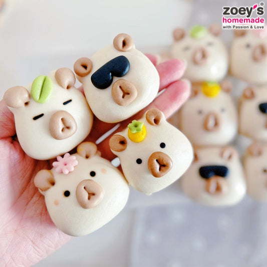 Zoey's Homemade Mini Capybara Bun/ 迷你卡比巴拉馒头 (12pcs)