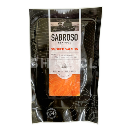 SABROSO Finest Fruit Wood Smoked Salmon / 果木炭熏制三文鱼 - 100g