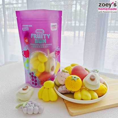 Zoey's Homemade Mini Fruity Bun / 迷你水果馒头 (200g)