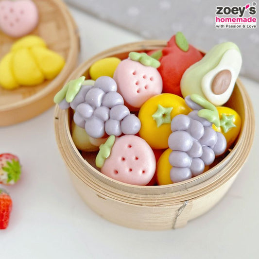 Zoey's Homemade Mini Fruity Bun / 迷你水果馒头 - 18pcs