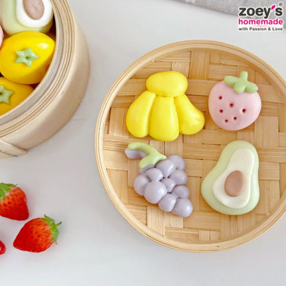 Zoey's Homemade Mini Fruity Bun / 迷你水果馒头 - 18pcs