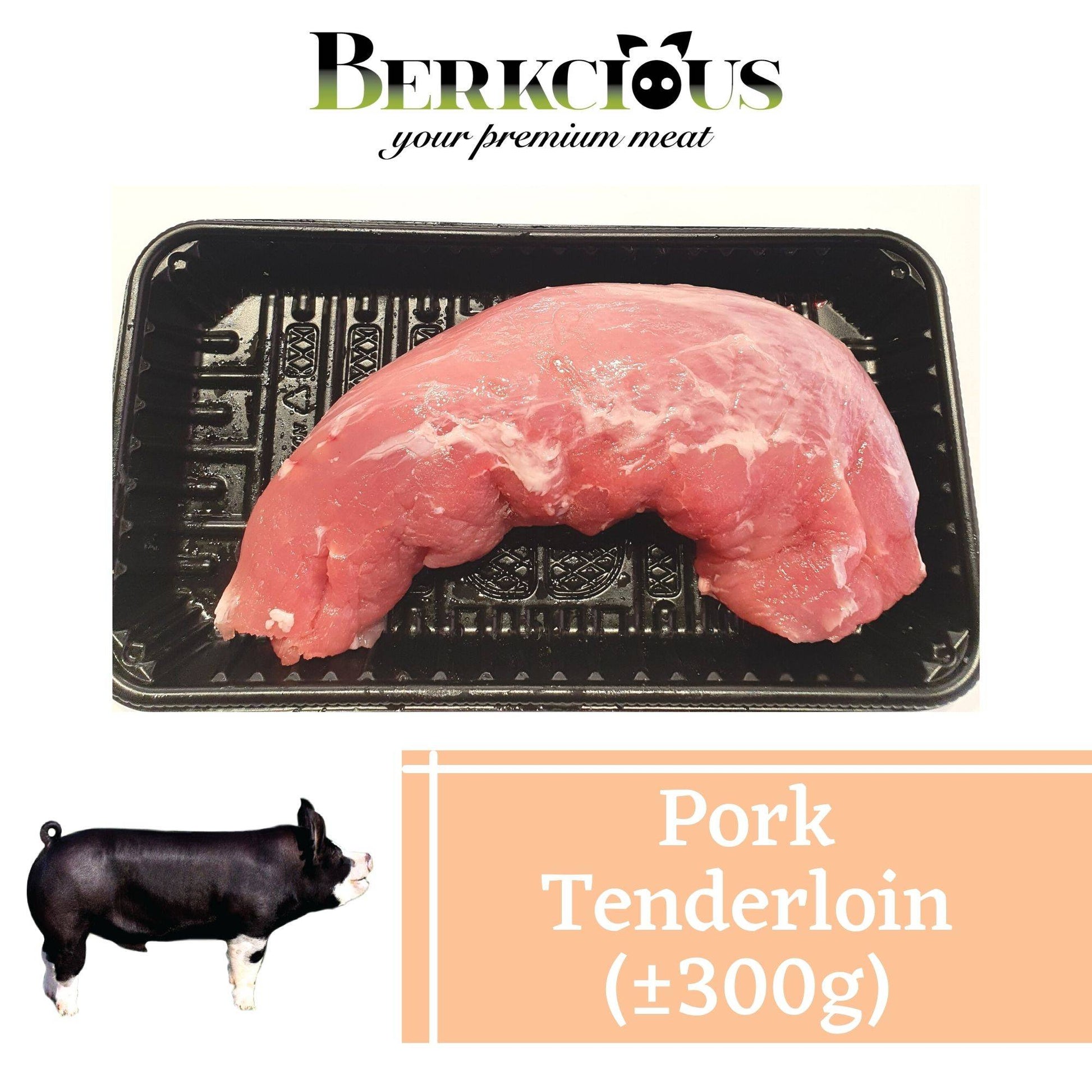 Berkcious Free Range Black Pork - Tenderloin / 放养黑猪-梅肉 (300g) - Fish Club