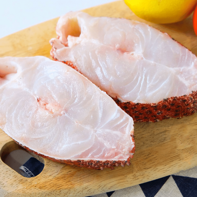Coral Grouper (Indo Wild) Steak / 七星斑（印尼野生）鱼段 - Fish Club