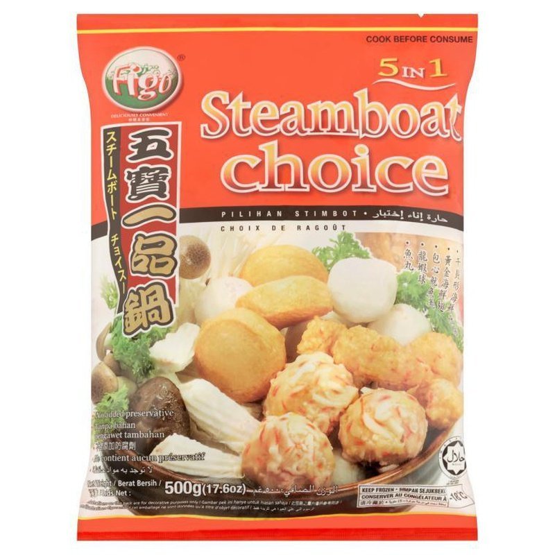 FIGO Steamboat 5 IN 1 / 火锅五宝 - 500g - Fish Club