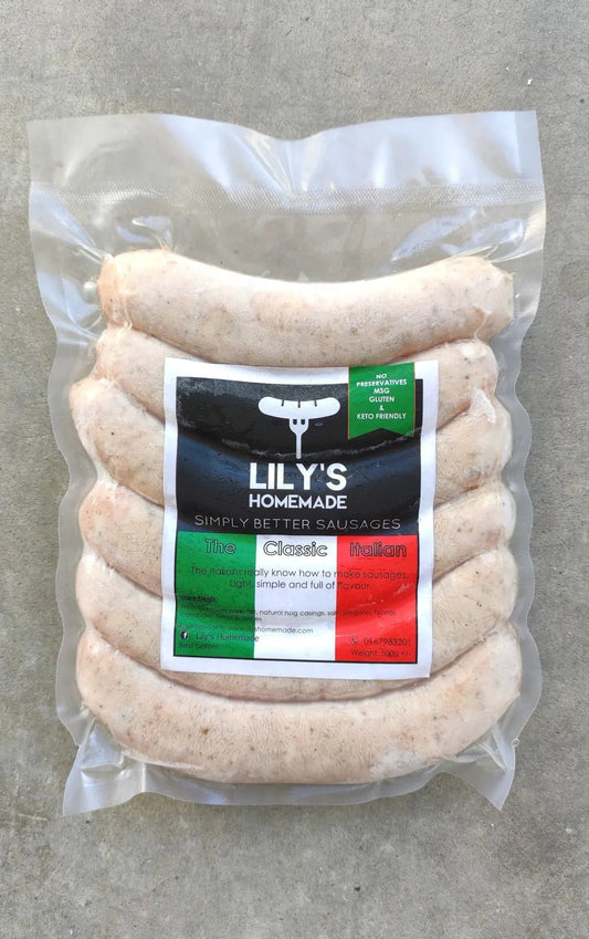 Lily's Homemade Classic Italian Sausage / 经典意式香肠 - 500g (6pcs)