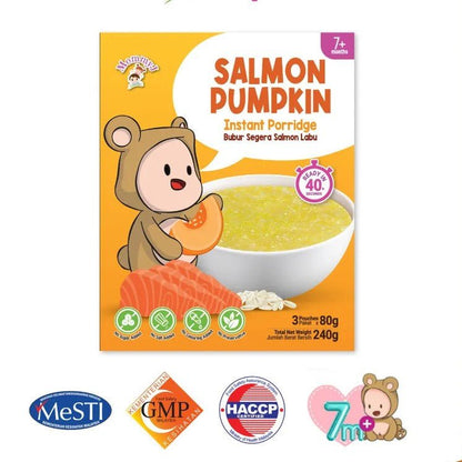 MommyJ Baby Instant Porridge (2 Flavours) / 宝宝营养即食粥 (2种口味) - Fish Club