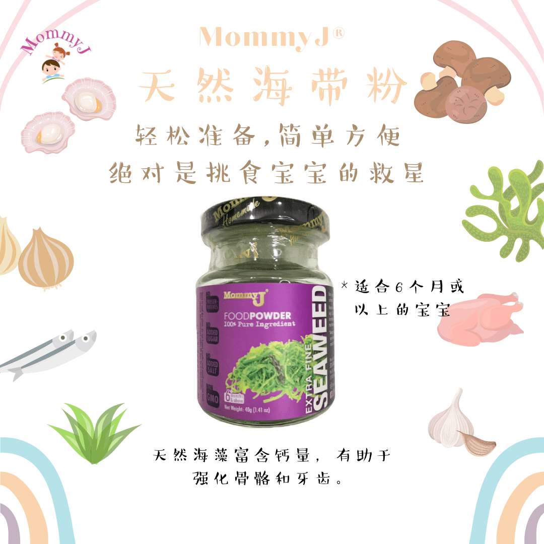 MommyJ Pure Food Powder (8Flavours) / 纯辅食粉 (8种口味) - Fish Club