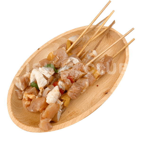 MW Chicken Skewers with Bell Peppers (3 Flavours) / 彩椒鸡肉串 (3种口味) - 10pcs - Fish Club