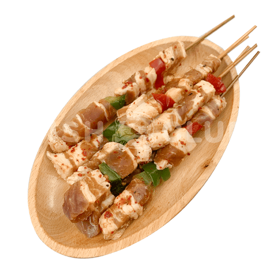 MW Pork Skewers with Bell Peppers (3 Flavours) / 彩椒猪肉串 (3种口味) - 10pcs - Fish Club