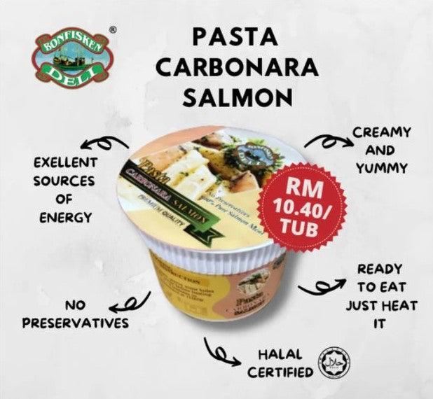 Pasta Carbonara Salmon / 奶油三文鱼意面 - 250g - Fish Club